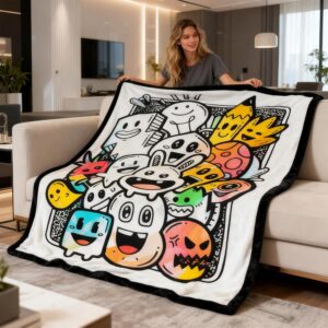 Kids Color-In Blanket Monsters (NL)