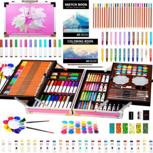 145-Piece Deluxe Kids Art Set in Aluminum Case
