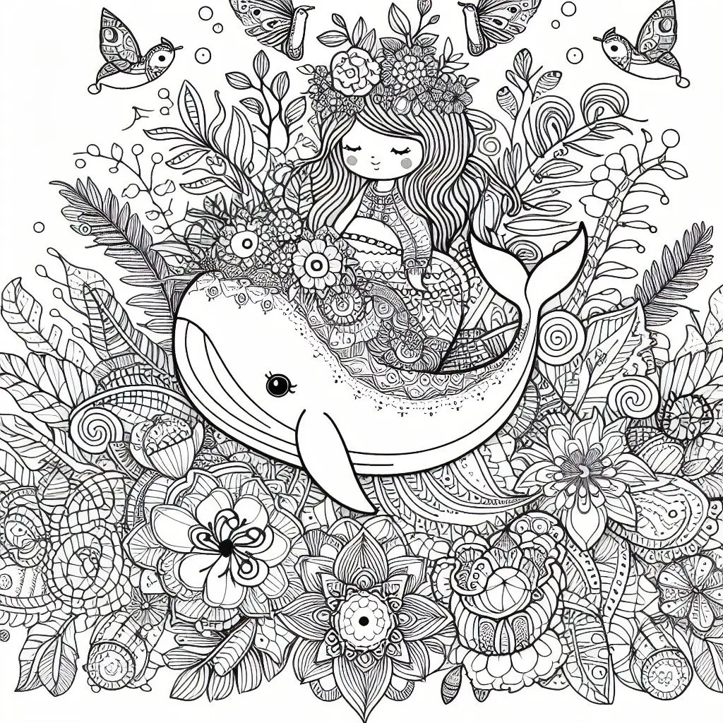 Free Printable Enchanted Animal Mandalas Coloring Page
