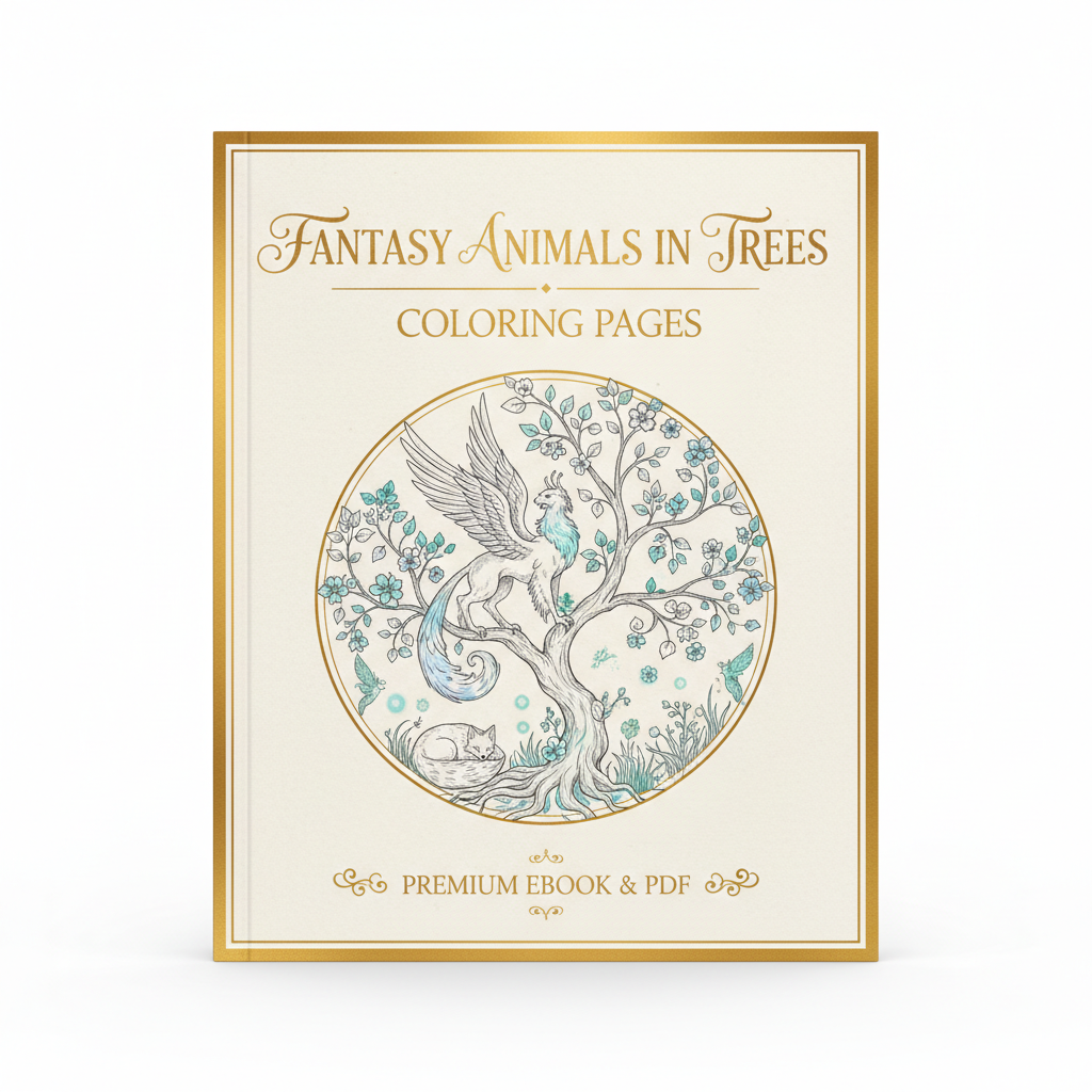 Fantasy Animals in Trees