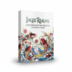 Inked Realms - Japanese Koi Ink Designs