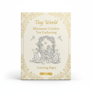 Tiny World Miniature Garden Tea Gathering