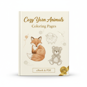 50 Cute & Cozy Animals Printable Coloring Pages Pack - Special Promo